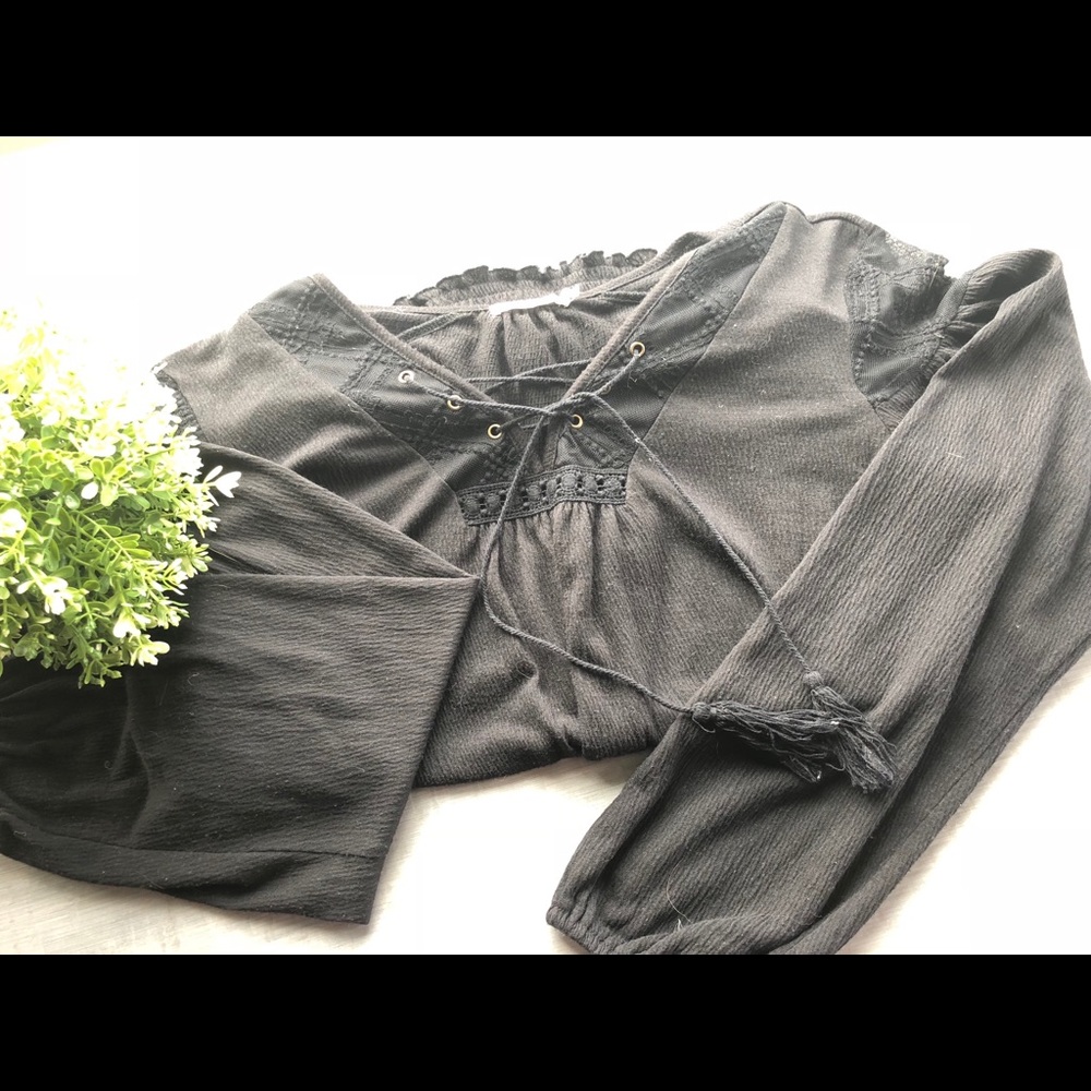 Black Pirate Type Blouse